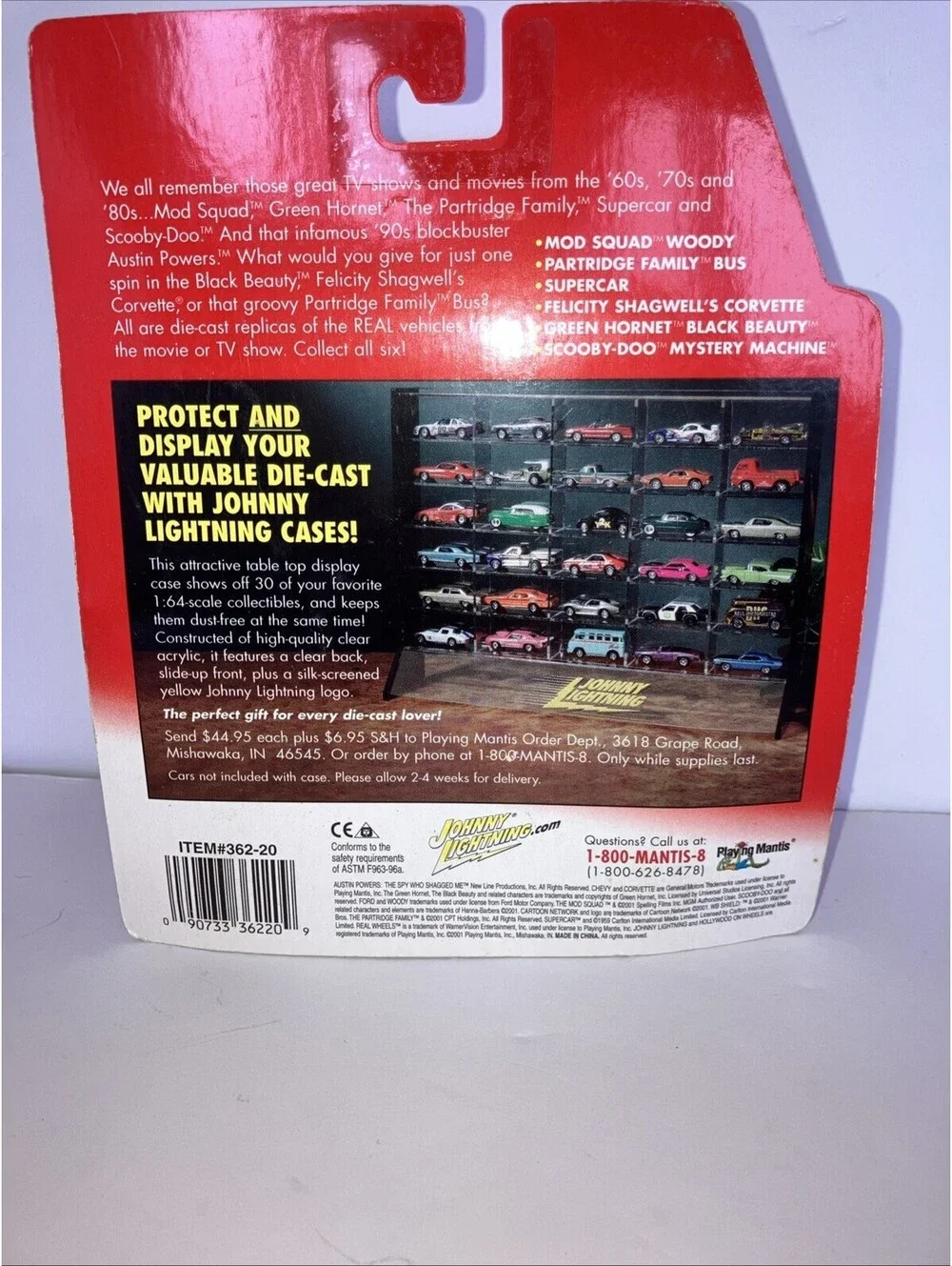 VINTAGE 2001 Johnny Lightning Austin Powers 1965 Corvette 1:64 Diecast NEW